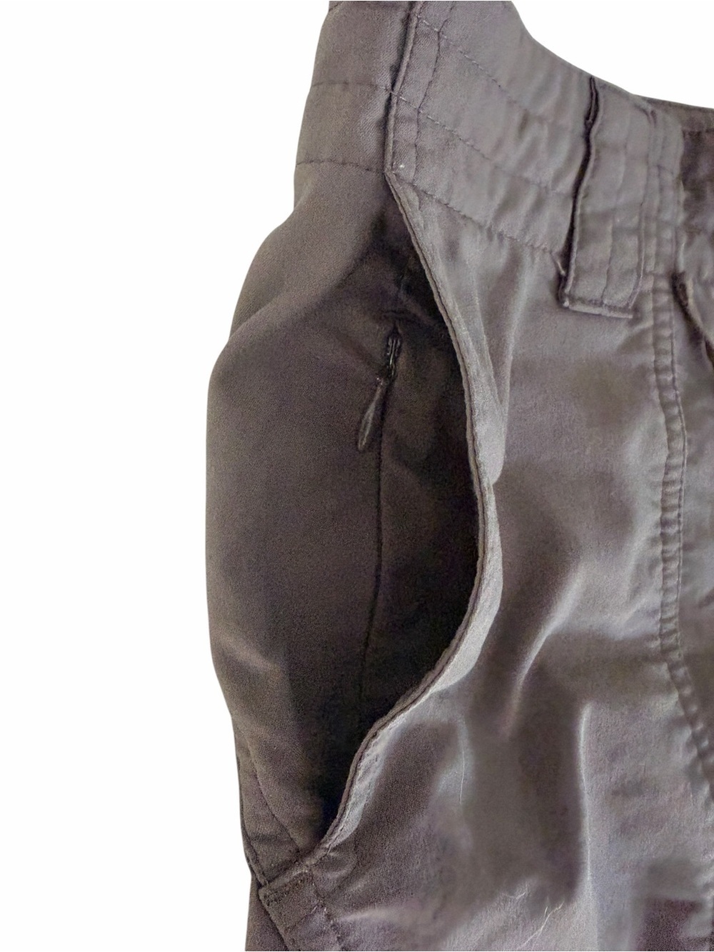 PATAGONIA Taupe/Prune Gray Hiking Shorts Outdoor Lightweight Women’s 8 - Picture 4 of 11